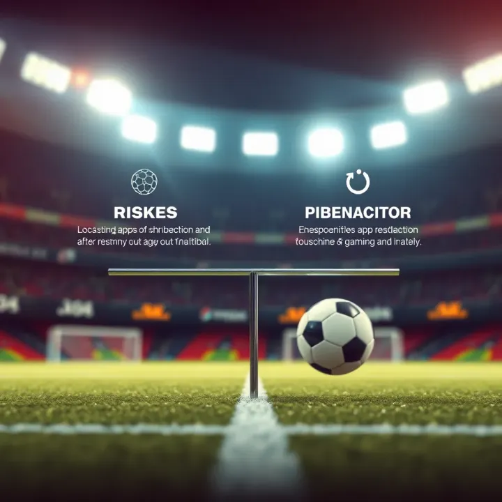 Conceptual graphic showing the balance of risks and benefits when using the Aviator Predictor app responsibly within Nigeria's gaming community