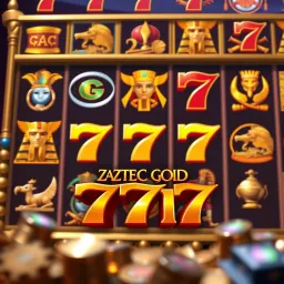 Collection of iconic Aztec symbols and slot game features including wilds and bonuses