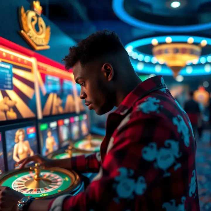 Nigerian player exploring casino platform with bonus offers and free spins available