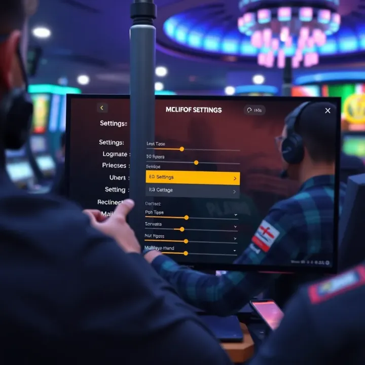 Player navigating through in-game settings to enhance multiplayer experience and security