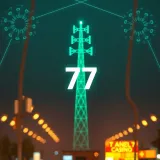 Conceptual graphic showing telecommunications network with emphasis on unique number sequences in Nigeria