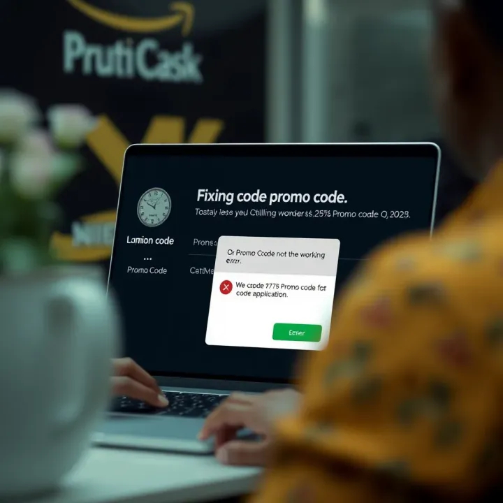 User entering a promo code on a Nigerian e-commerce platform with a notification indicating an error in code application