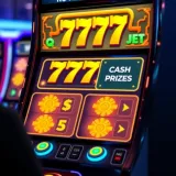 Interface of 777 Lucky Jet showing game controls and cash prize options
