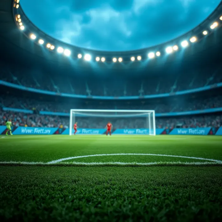 Concept of Home Team Winning to Nil in Football Betting Graphic illustrating a football pitch highlighting the home team winning without conceding a goal