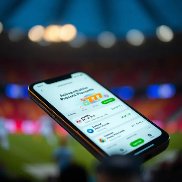 A smartphone screen showing an app interface with activated promotional offers and savings